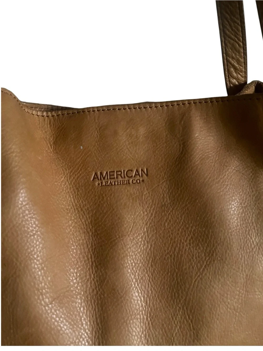 American Leather Liberty Hobo shopper Glove Tan Leather Bag.